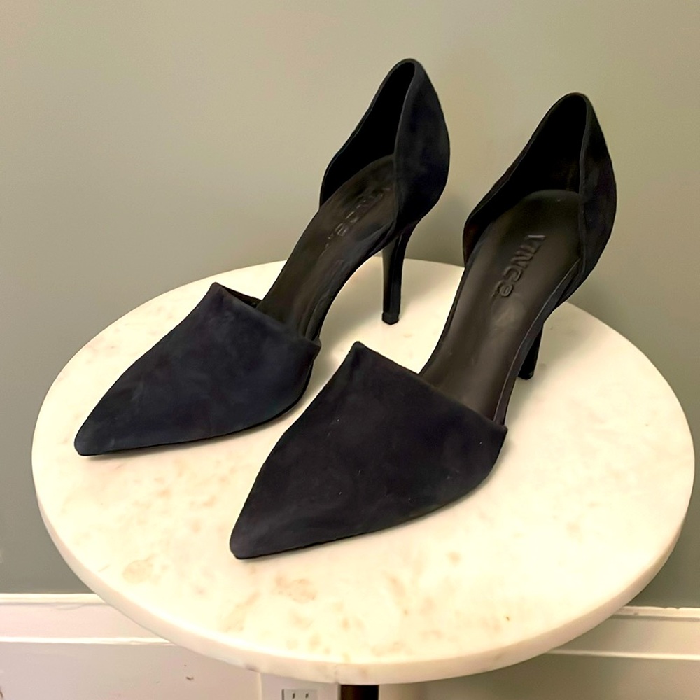VINCE Claire shoes, navy suede NWT